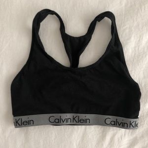 BLACK CALVIN KLEIN BRALETTE